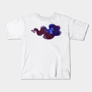 Galaxy Girl - Long Hair Kids T-Shirt